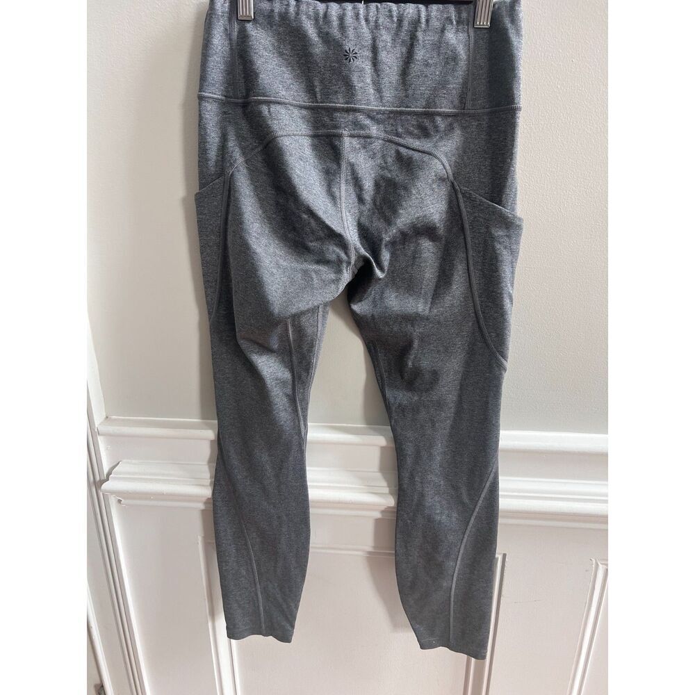 Athleta Leggings - Size Small - Gray Heather - Side Pockets - Picture 2 of 5